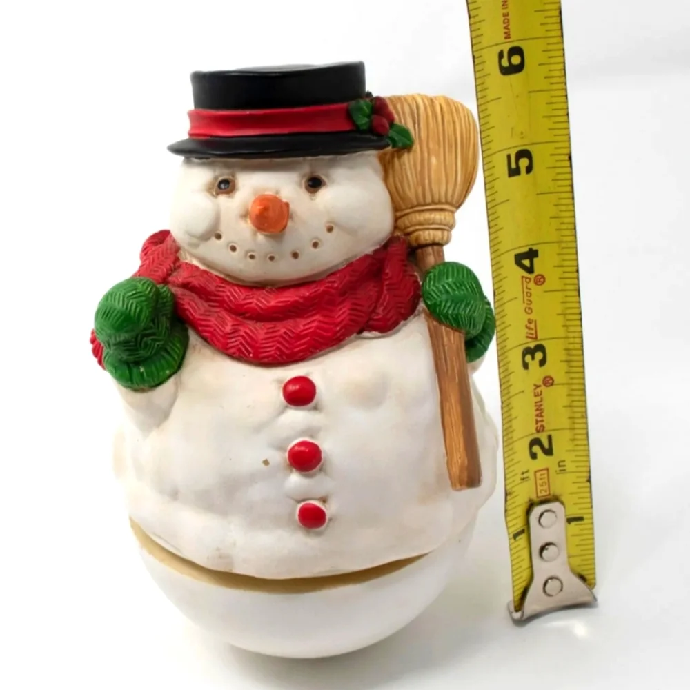 Rare San Francisco music box Co. Musical snowman, Mislabled.. Collectable